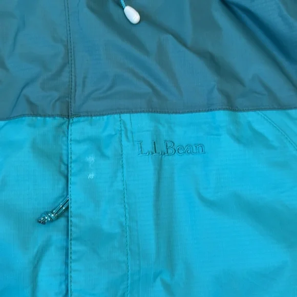 L.L. Bean Trail Model Rain Jacket Green XL - Picture 5 of 6